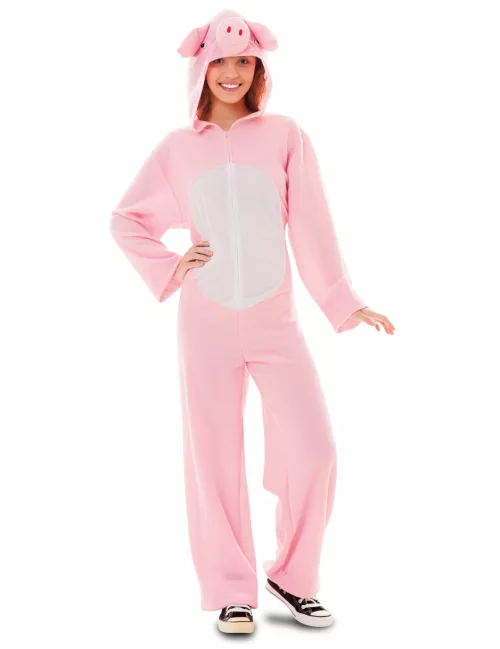 Photo du produit Déguisement cochon rose adulte