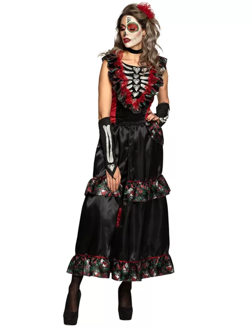 Photo du produit Déguisement dia de los muertos jupon femme