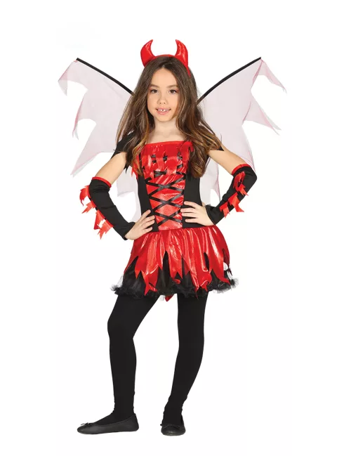 Photo du produit Déguisement diablesse avec ailes fille