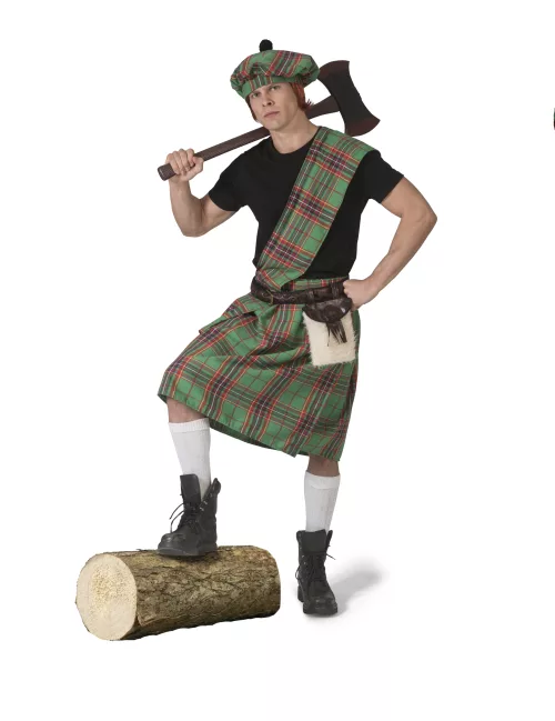 Photo du produit Déguisement écossais vert homme