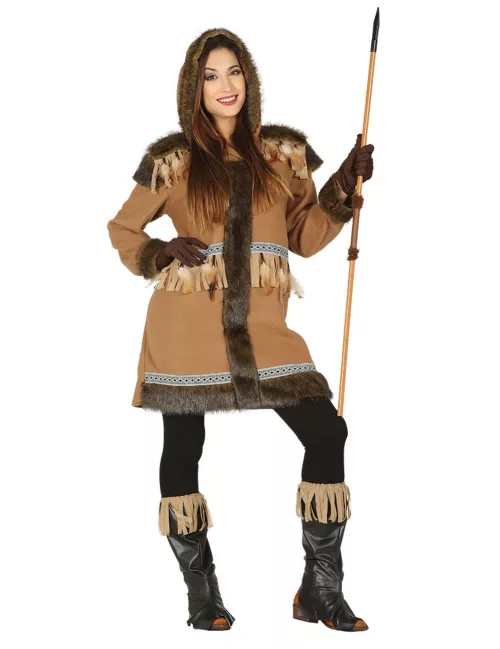 Photo du produit Déguisement esquimau marron femme
