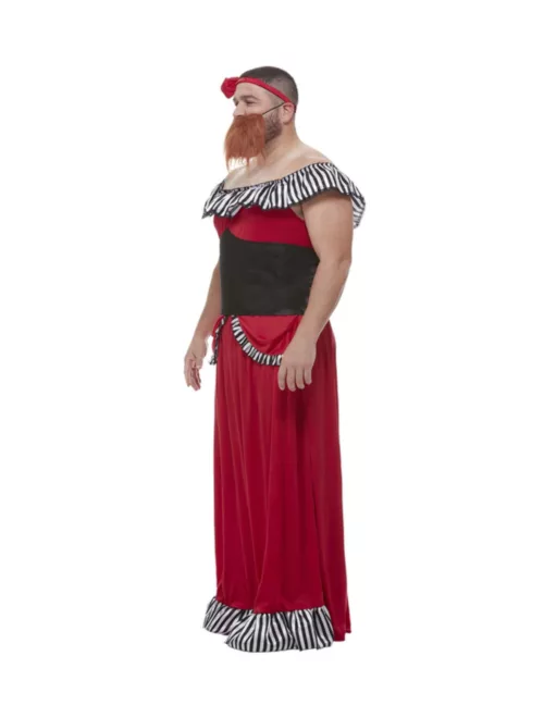 Photo du produit Déguisement femme à barbe rouge homme