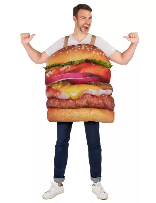 Photo du produit Déguisement hamburger réaliste adulte
