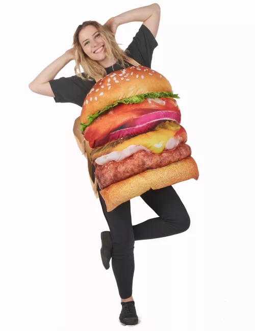 Photo du produit Déguisement hamburger réaliste adulte