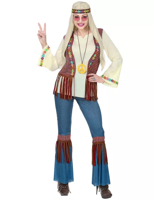 Photo du produit Déguisement hippie peace femme