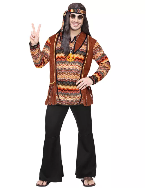 Photo du produit Déguisement hippie nature homme