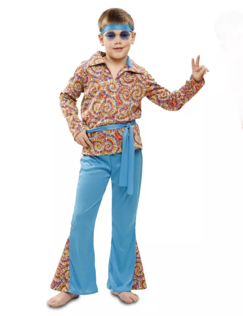 Photo du produit Déguisement hippie psychédélique garçon
