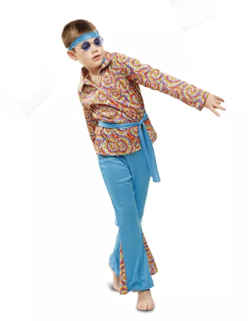 Photo du produit Déguisement hippie psychédélique garçon
