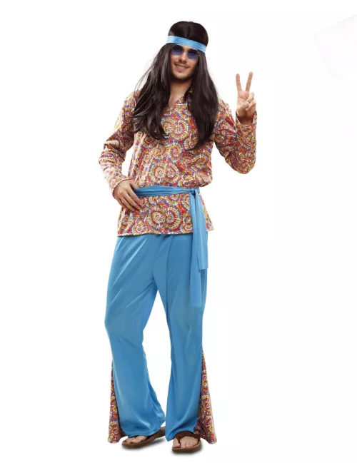 Photo du produit Déguisement hippie psychédélique homme