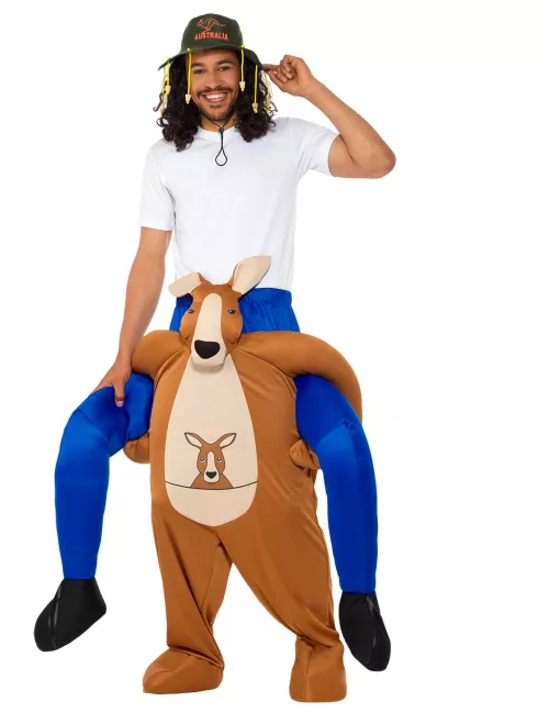Photo du produit Déguisement homme à dos de kangourou adulte