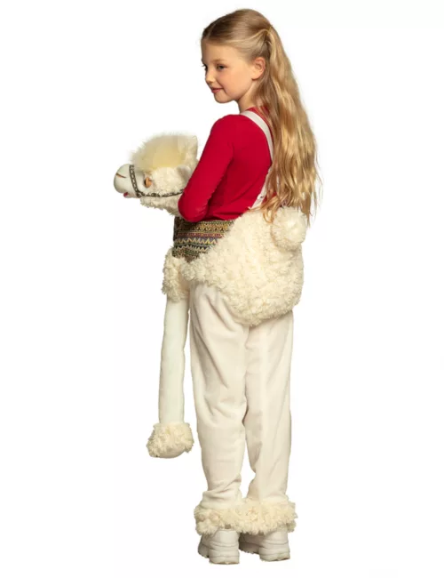 Photo du produit Déguisement à dos de lama blanc enfant