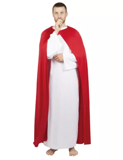 Photo du produit Déguisement Jésus blanc et rouge adulte