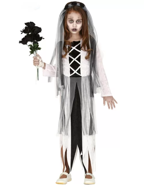 Photo du produit Déguisement jeune mariée zombie fille