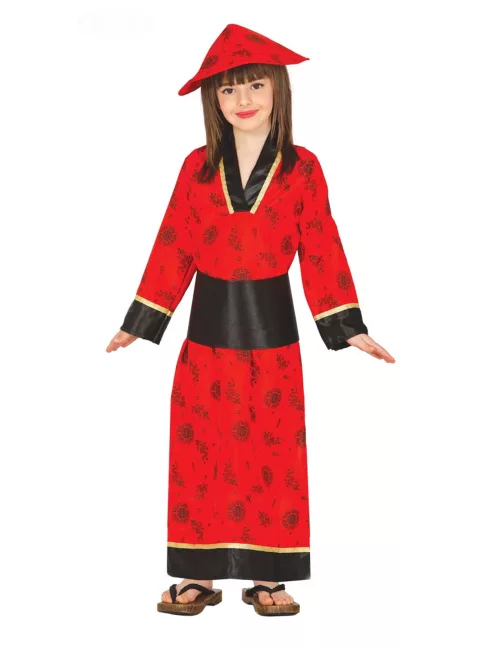 Photo du produit Déguisement kimono rouge fille
