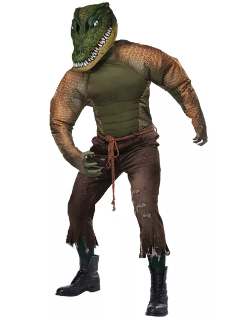 Photo du produit Déguisement l'homme crocodile luxe adulte
