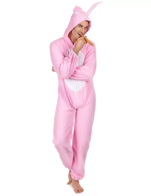 Photo du produit Déguisement lapin rose Homme
