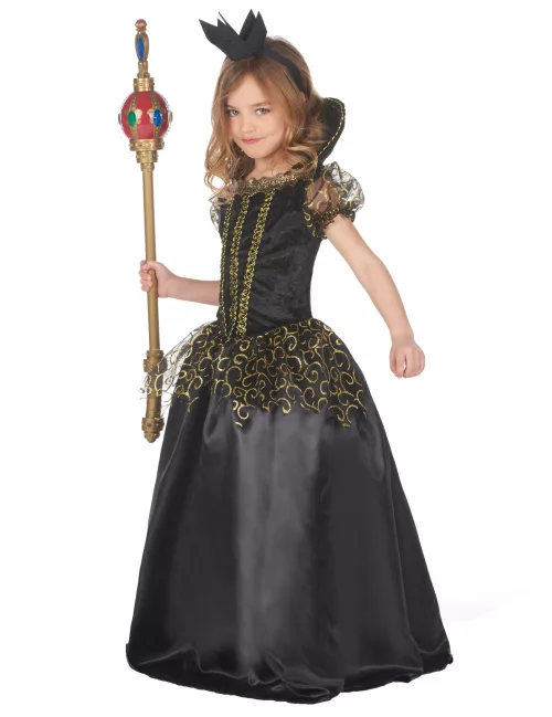 Photo du produit Déguisement méchante reine noire fille