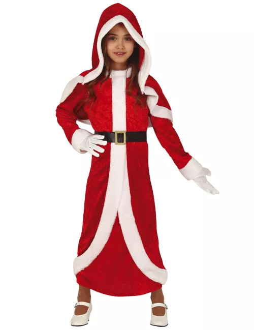 Photo du produit Déguisement mère Noël robe longue fille