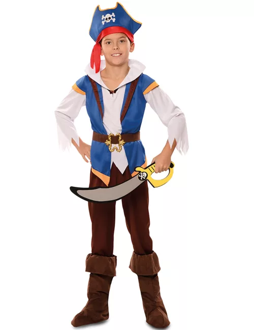 Photo du produit Déguisement pirate aventure bleu garçon