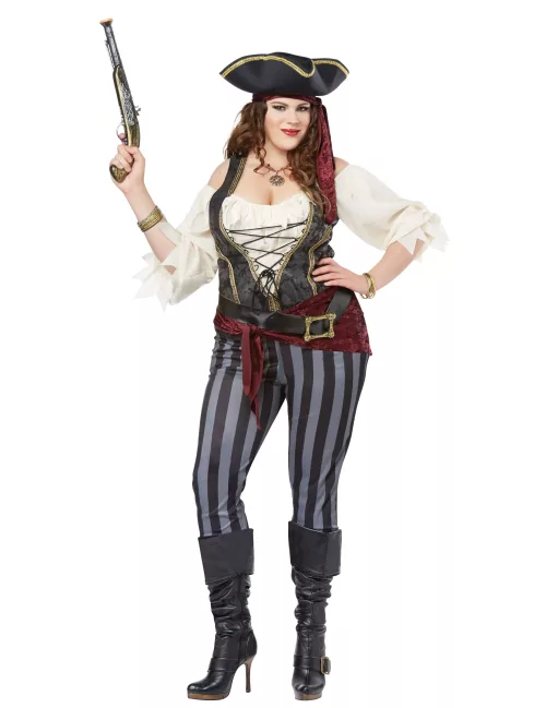 Photo du produit Déguisement pirate grande taille luxe femme