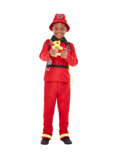 Photo du produit Déguisement pompier rouge garçon