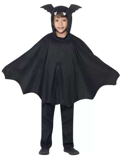 Photo du produit Déguisement poncho chauve-souris noir enfant Halloween