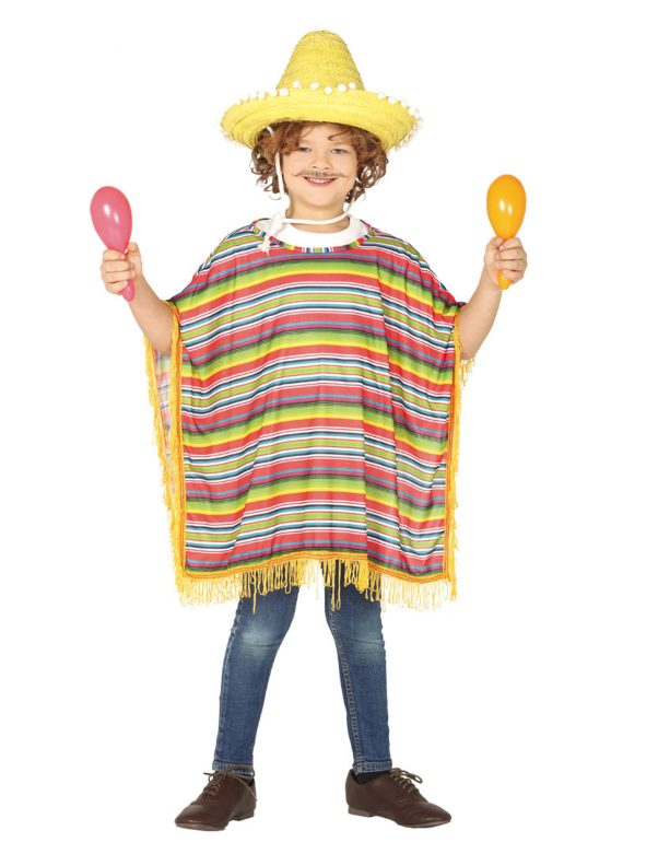 Photo du produit Déguisement poncho mexicain enfant
