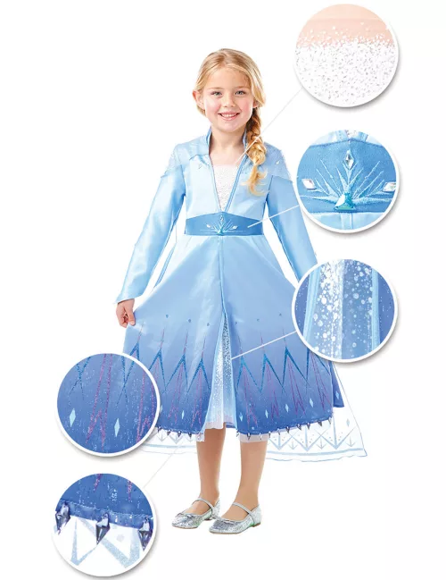 Photo du produit Déguisement premium Elsa La Reine des Neiges 2 fille