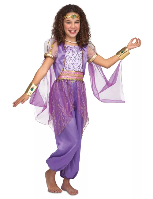 Photo du produit Déguisement princesse orientale violette fille