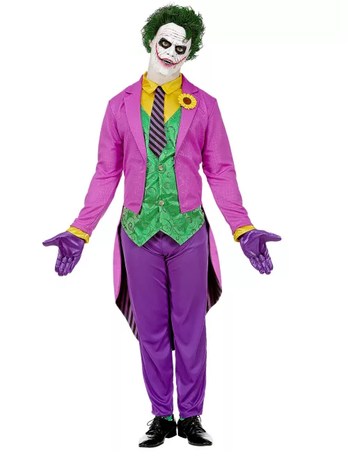 Photo du produit Déguisement psychopathe fou violet homme
