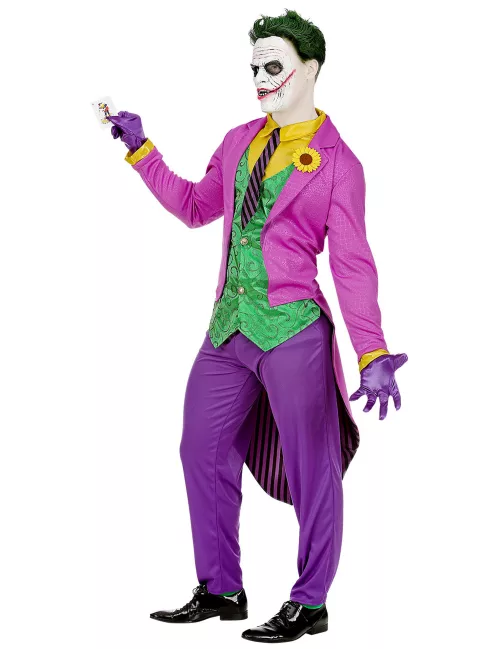 Photo du produit Déguisement psychopathe fou violet homme