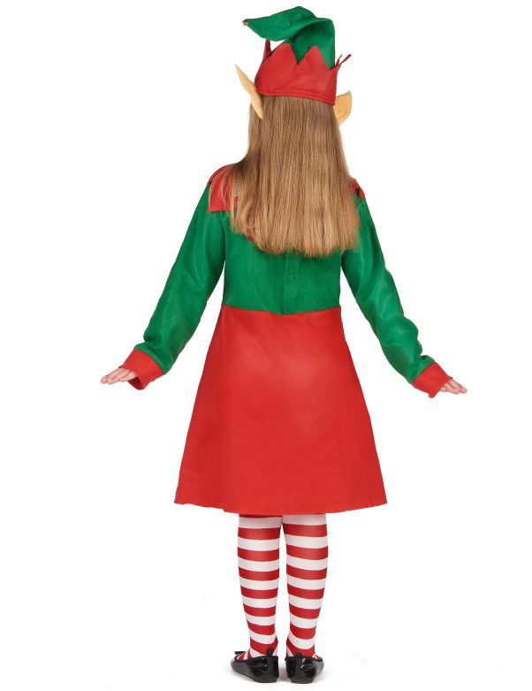 Photo du produit Déguisement robe elfe de Noël fille