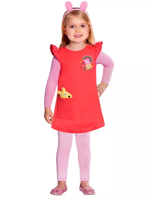Photo du produit Déguisement robe Peppa Pig fille
