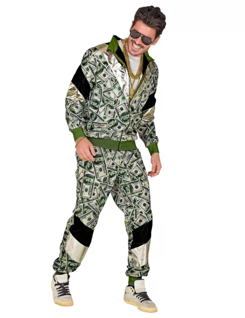 Photo du produit Déguisement survêtement billet dollar adulte