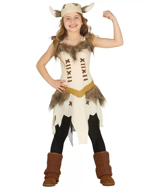 Photo du produit Déguisement viking beige fille