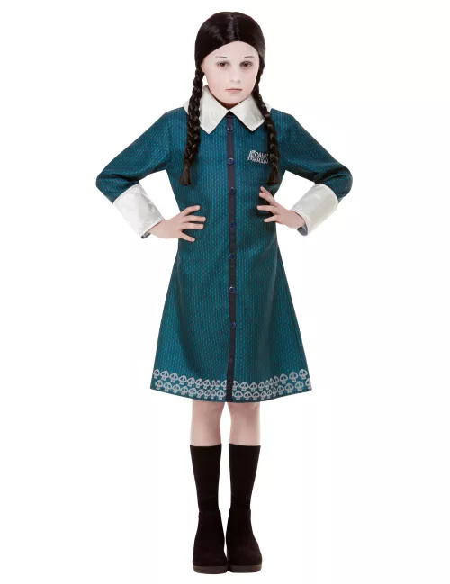 Photo du produit Déguisement Wednesday Famille Addams fille