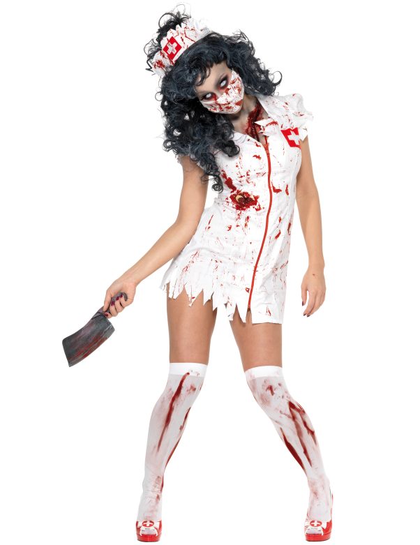 Photo du produit Déguisement zombie infirmière femme Halloween