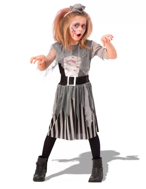 Photo du produit Déguisement zombie pirate grise fille