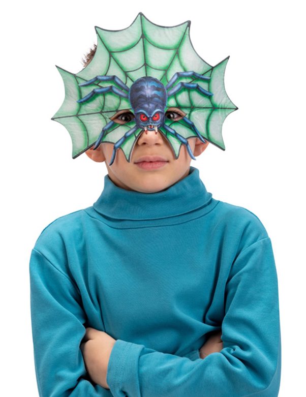 Photo du produit Demi masque araignée enfant