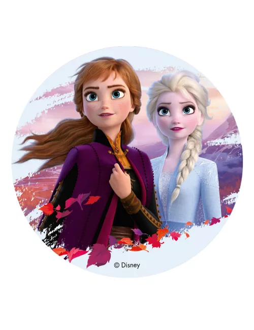 Photo du produit Disque en azyme La Reine des Neiges 2 20 cm