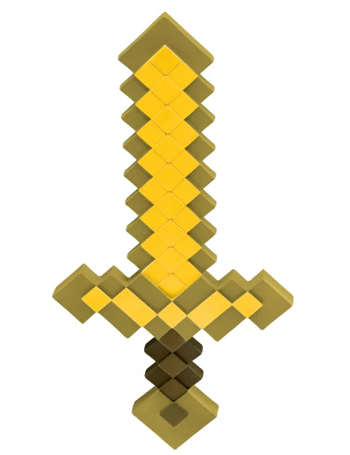 Photo du produit Epée Minecraf jaune doré enfant