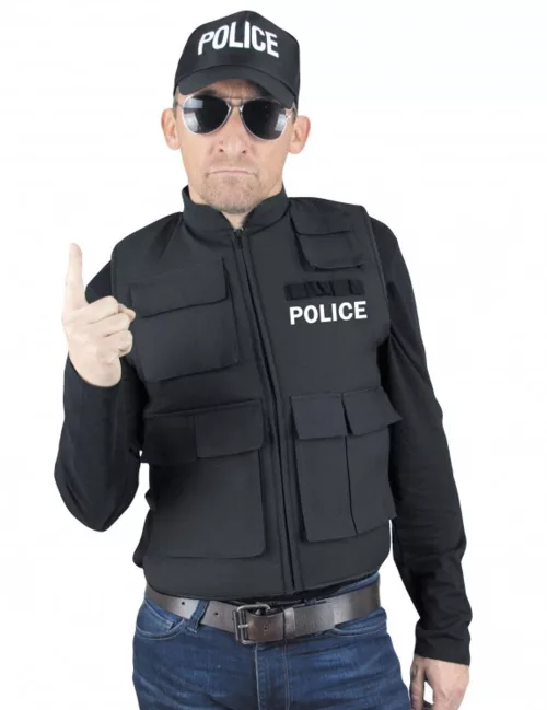 Photo du produit Faux gilet pare-balles police adulte
