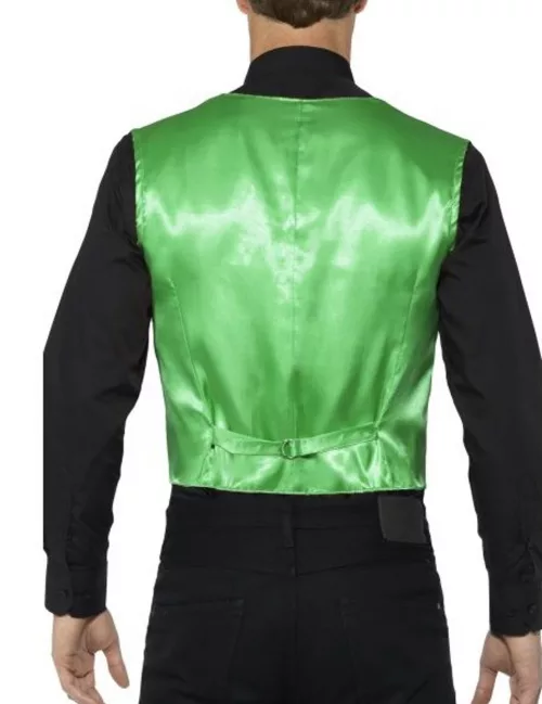 Photo du produit Gilet vert à sequins adulte