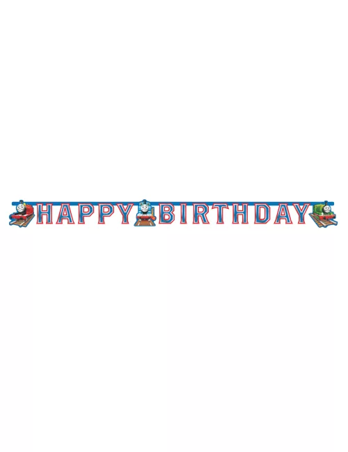 Photo du produit Guirlande en carton Happy Birthday Thomas et ses amis 180 x 15 cm