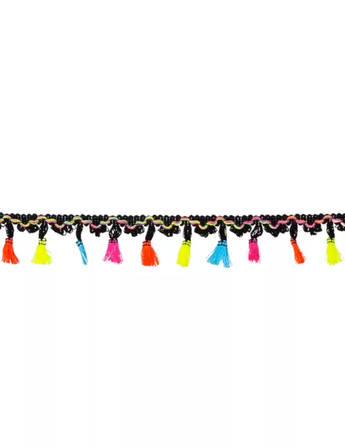 Photo du produit Guirlande en polyester mexicaine pompons 2 m