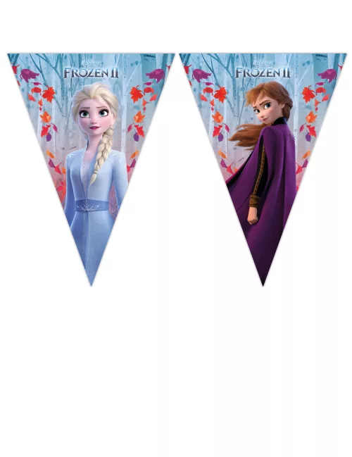 Photo du produit Guirlande fanion La Reine des Neiges 2 230 x 25 cm