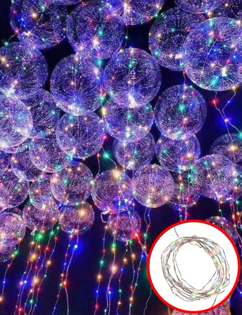 Photo du produit Guirlande lumineuse multicolore 3 m