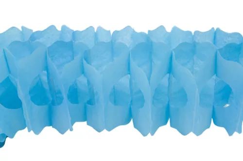 Photo du produit Guirlande papier turquoise 15cm x 4m