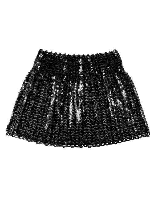 Photo du produit Jupe à sequins noirs femme