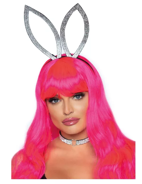 Photo du produit Kit accessoires lapin argentées adulte